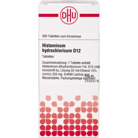 HISTAMINUM hydrochloricum D 12 Tabletten 200 St – PZN 7169742 из немецкой аптеки