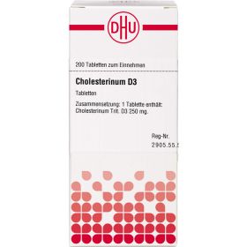 CHOLESTERINUM D 3 Tabletten 200 St – PZN 7246922 из немецкой аптеки