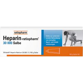 HEPARIN-RATIOPHARM 30.000 Salbe 100 g – PZN 7292715 из немецкой аптеки