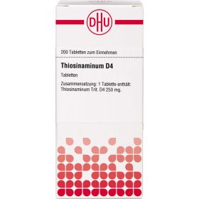 THIOSINAMINUM D 4 Tabletten 200 St – PZN 7460294 из немецкой аптеки