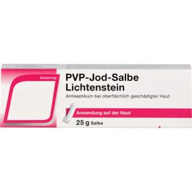 PVP JOD Salbe Lichtenstein 25 g – PZN 7512358 из немецкой аптеки