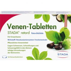 VENEN-TABLETTEN STADA retard 50 St – PZN 7549516 из немецкой аптеки