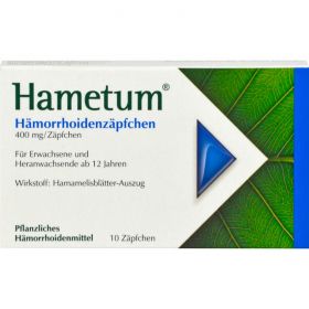 HAMETUM Hmorrhoiden Zpfchen 10 St – PZN 7619493 из немецкой аптеки