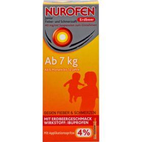 NUROFEN Junior Fieber-u.Schmerzsaft Erdbe.40 mg/ml 100 ml – PZN 7776471 из немецкой аптеки