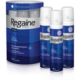 REGAINE Mnner Schaum 50 mg/g 3X60 ml – PZN 9100275 из немецкой аптеки