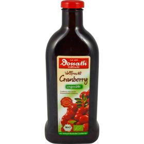 DONATH Vollfrucht Cranberry ungest Bio 500 ml – PZN 9781246 из немецкой аптеки