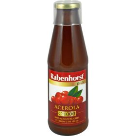 RABENHORST Acerola plus C 1000 Saft ungest 450 ml – PZN 10283565 из немецкой аптеки
