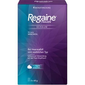 REGAINE Frauen Schaum 50 mg/g 2X60 g – PZN 11082202 из немецкой аптеки