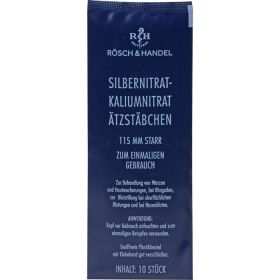 SILBERNITRAT-Kaliumnitr.tzstb.tzstift 115mm st. 10 St – PZN 11531249 из немецкой аптеки