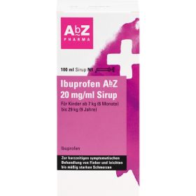 IBUPROFEN AbZ 20 mg/ml Sirup 100 ml – PZN 12547175 из немецкой аптеки