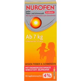 NUROFEN Junior Fieber-u.Schmerzsaft Erdbe.40 mg/ml 150 ml – PZN 12741888 из немецкой аптеки