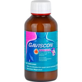 GAVISCON Dual 500mg/213mg/325mg Suspension z.Einn. 300 ml – PZN 13154733 из немецкой аптеки
