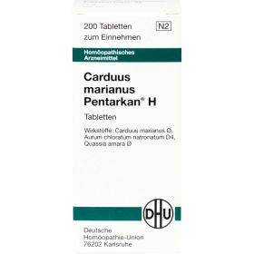 CARDUUS MARIANUS PENTARKAN H Tabletten 200 St – PZN 180901 из немецкой аптеки