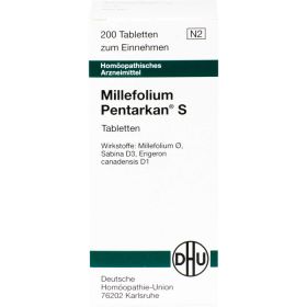 MILLEFOLIUM PENTARKAN S Tabletten 200 St – PZN 253959 из немецкой аптеки