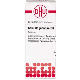 CALCIUM JODATUM D 6 Tabletten 80 St – PZN 1762628 из немецкой аптеки