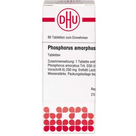 PHOSPHORUS AMORPHUS D 30 Tabletten 80 St – PZN 2104212 из немецкой аптеки