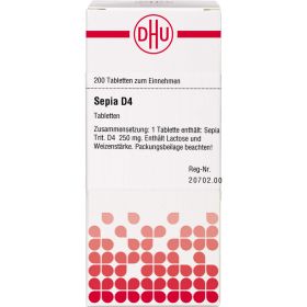 SEPIA D 4 Tabletten 200 St – PZN 2105967 из немецкой аптеки