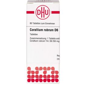CORALLIUM RUBRUM D 6 Tabletten 80 St – PZN 2113412 из немецкой аптеки