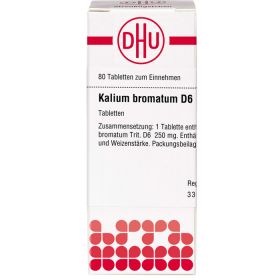 KALIUM BROMATUM D 6 Tabletten 80 St – PZN 2115977 из немецкой аптеки