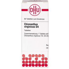 CHIONANTHUS VIRGINICUS D 4 Tabletten 80 St – PZN 2117545 из немецкой аптеки