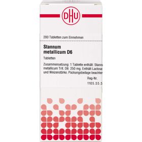 STANNUM METALLICUM D 6 Tabletten 200 St – PZN 2123379 из немецкой аптеки
