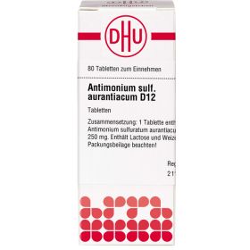 ANTIMONIUM SULFURATUM aurantiacum D 12 Tabletten 80 St – PZN 2127087 из немецкой аптеки