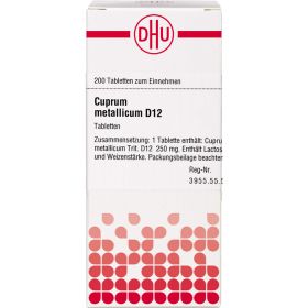 CUPRUM METALLICUM D 12 Tabletten 200 St – PZN 2127928 из немецкой аптеки