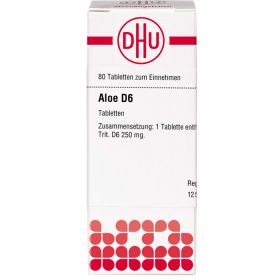 ALOE D 6 Tabletten 80 St – PZN 2624756 из немецкой аптеки