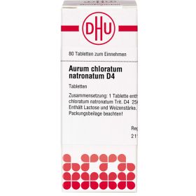 AURUM CHLORATUM NATRONATUM D 4 Tabletten 80 St – PZN 2626235 из немецкой аптеки