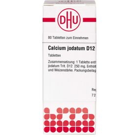 CALCIUM JODATUM D 12 Tabletten 80 St – PZN 2627200 из немецкой аптеки