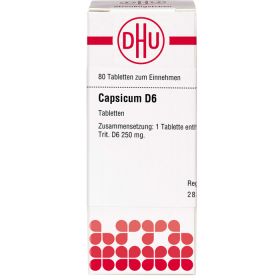 CAPSICUM D 6 Tabletten 80 St – PZN 2627565 из немецкой аптеки