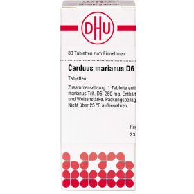 CARDUUS MARIANUS D 6 Tabletten 80 St – PZN 2627683 из немецкой аптеки