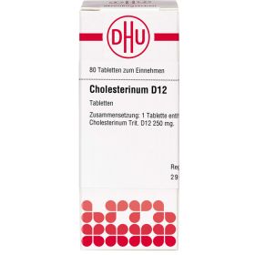 CHOLESTERINUM D 12 Tabletten 80 St – PZN 2628286 из немецкой аптеки
