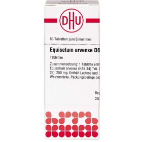 EQUISETUM ARVENSE D 6 Tabletten 80 St – PZN 2629989 из немецкой аптеки