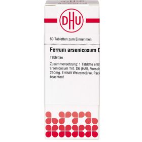 FERRUM ARSENICOSUM D 6 Tabletten 80 St – PZN 2630254 из немецкой аптеки