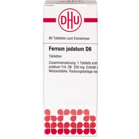 FERRUM JODATUM D 6 Tabletten 80 St – PZN 2630283 из немецкой аптеки