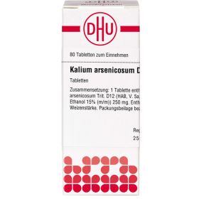 KALIUM ARSENICOSUM D 12 Tabletten 80 St – PZN 2632112 из немецкой аптеки