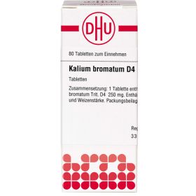 KALIUM BROMATUM D 4 Tabletten 80 St – PZN 2632170 из немецкой аптеки