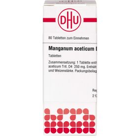MANGANUM ACETICUM D 4 Tabletten 80 St – PZN 2633502 из немецкой аптеки