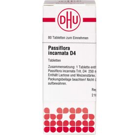 PASSIFLORA INCARNATA D 4 Tabletten 80 St – PZN 2634683 из немецкой аптеки
