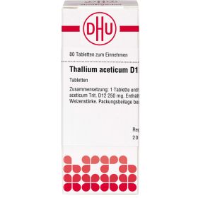 THALLIUM ACETICUM D 12 Tabletten 80 St – PZN 2636883 из немецкой аптеки