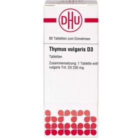 THYMUS VULGARIS D 3 Tabletten 80 St – PZN 2637026 из немецкой аптеки
