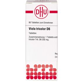 VIOLA TRICOLOR D 6 Tabletten 80 St – PZN 2637262 из немецкой аптеки
