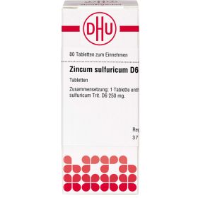 ZINCUM SULFURICUM D 6 Tabletten 80 St – PZN 2637546 из немецкой аптеки