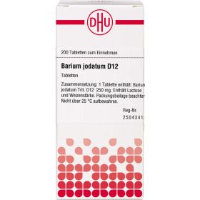 BARIUM JODATUM D 12 Tabletten 200 St – PZN 2811866 из немецкой аптеки