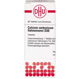CALCIUM CARBONICUM Hahnemanni D 30 Tabletten 80 St – PZN 2815574 из немецкой аптеки