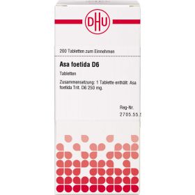 ASA FOETIDA D 6 Tabletten 200 St – PZN 2894036 из немецкой аптеки