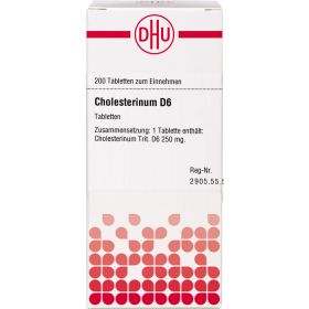 CHOLESTERINUM D 6 Tabletten 200 St – PZN 2896667 из немецкой аптеки