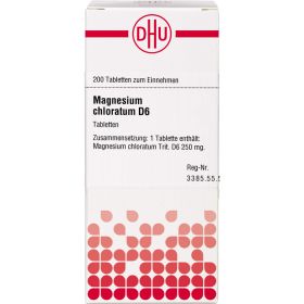 MAGNESIUM CHLORATUM D 6 Tabletten 200 St – PZN 2926782 из немецкой аптеки