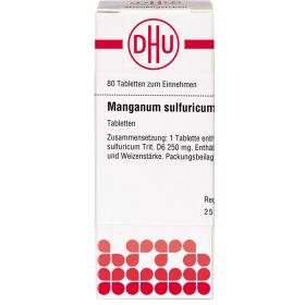 MANGANUM SULFURICUM D 6 Tabletten 80 St – PZN 2927066 из немецкой аптеки